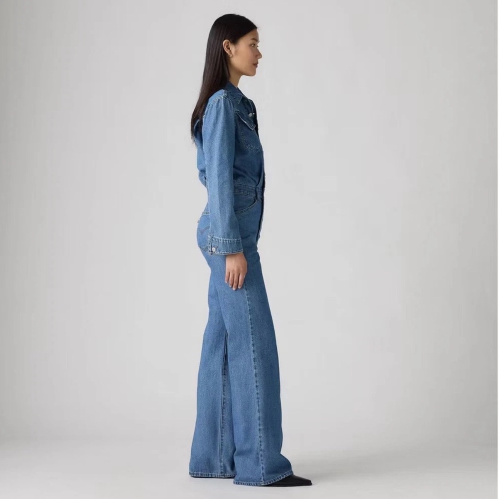 Levi's Blue Denim Jumpsuit - Picture 4 of 4
